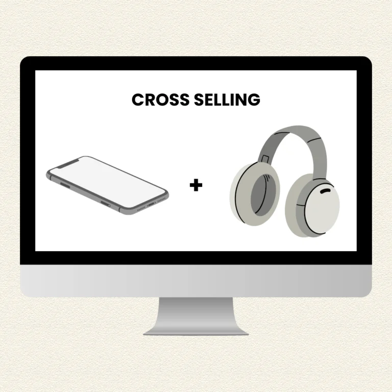 Ejemplo gráfico de venta cruzada o cross selling