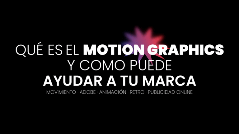 qué es el motion graphics