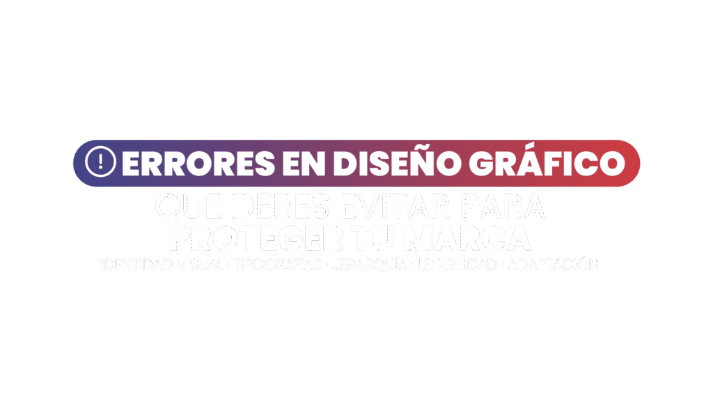 errores en diseño gráfico