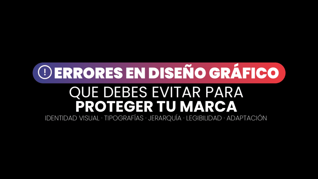 errores en diseño gráfico