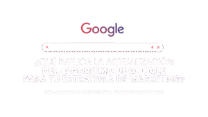 actualización del algoritmo Google
