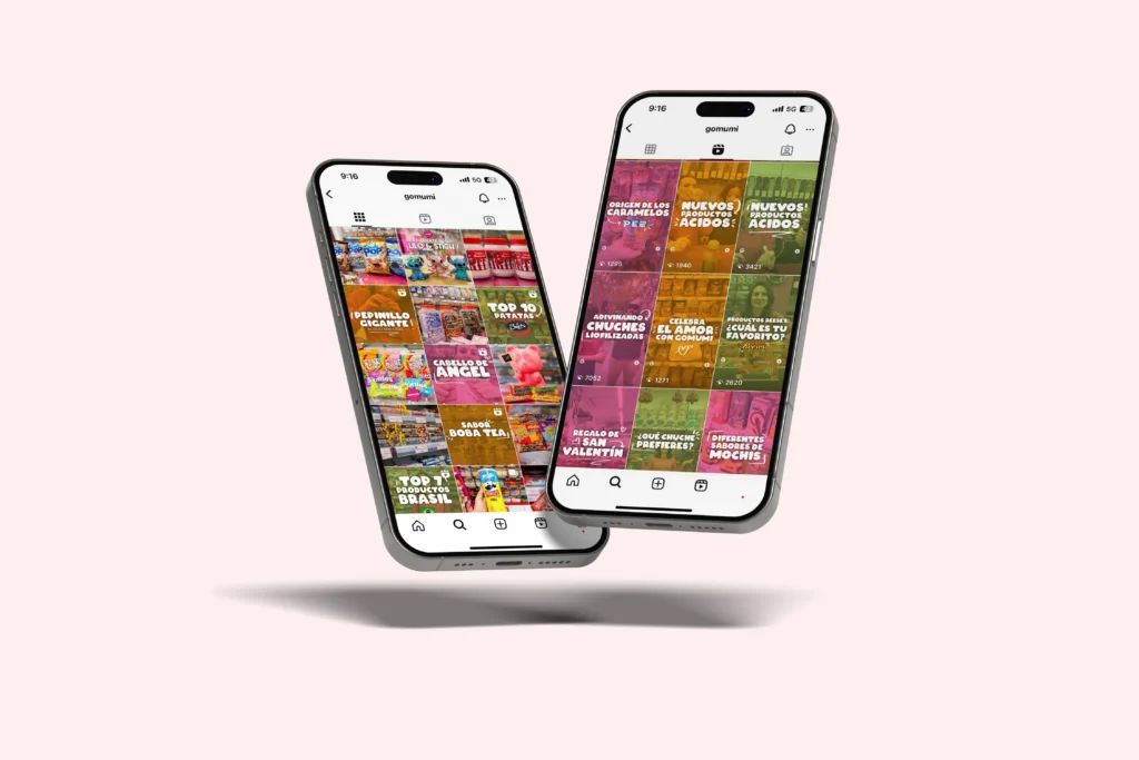 Feed de instagram de Gomumi por Kliché Marketing y Publicidad