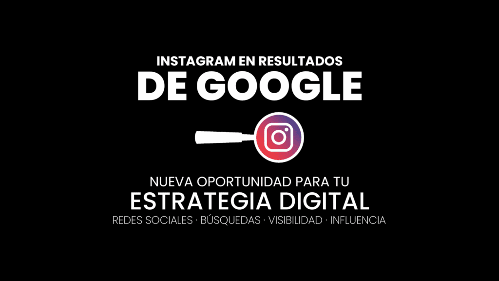 Instagram en resultados de Google