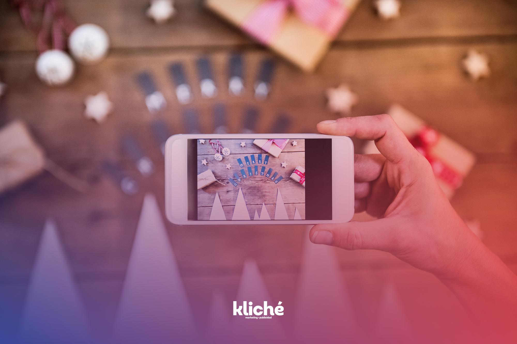 redes sociales para navidad