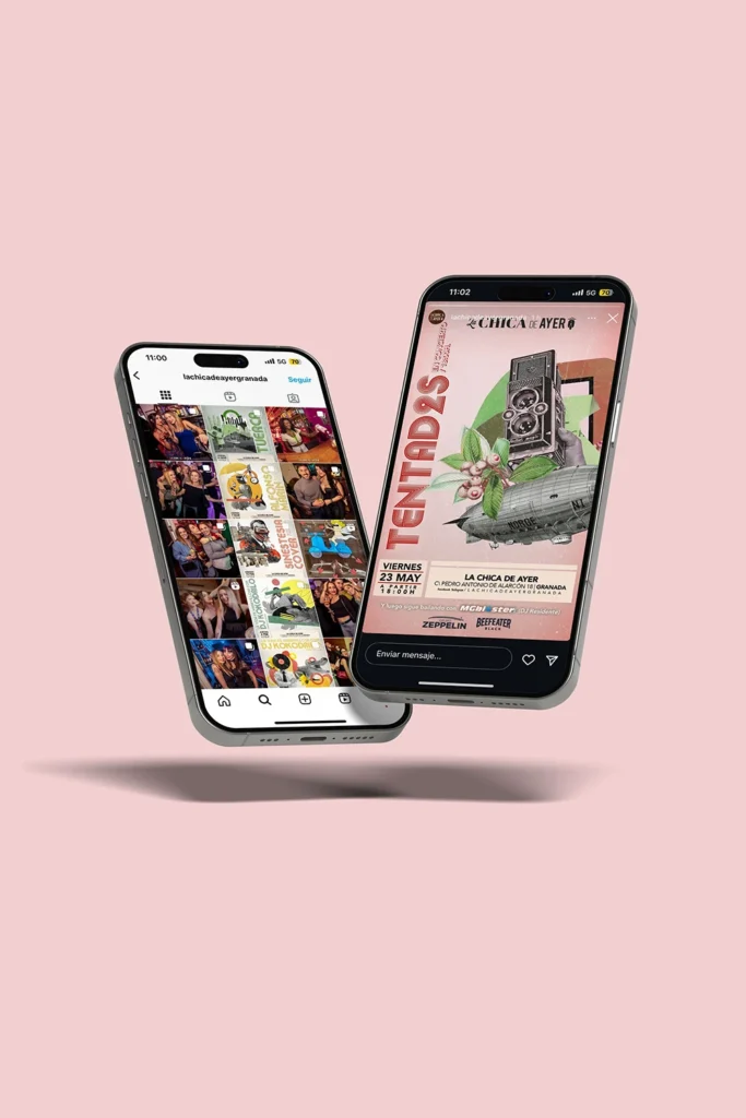 Instagram de La Chica de Ayer por Kliché Marketing y Publicidad