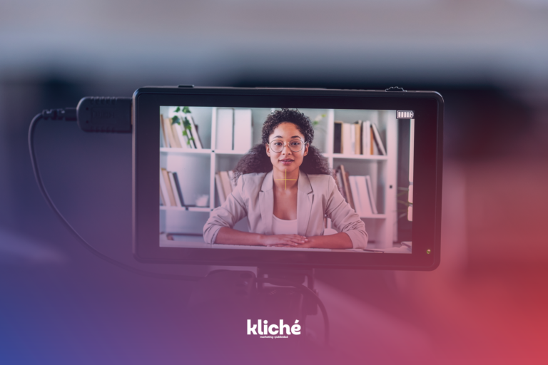 sesión de vídeo para redes