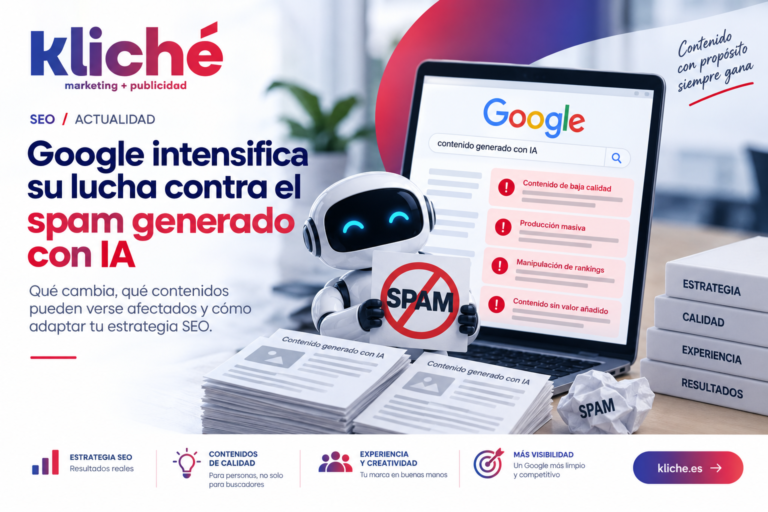 Google combate el spam generado con IA y el contenido de baja calidad