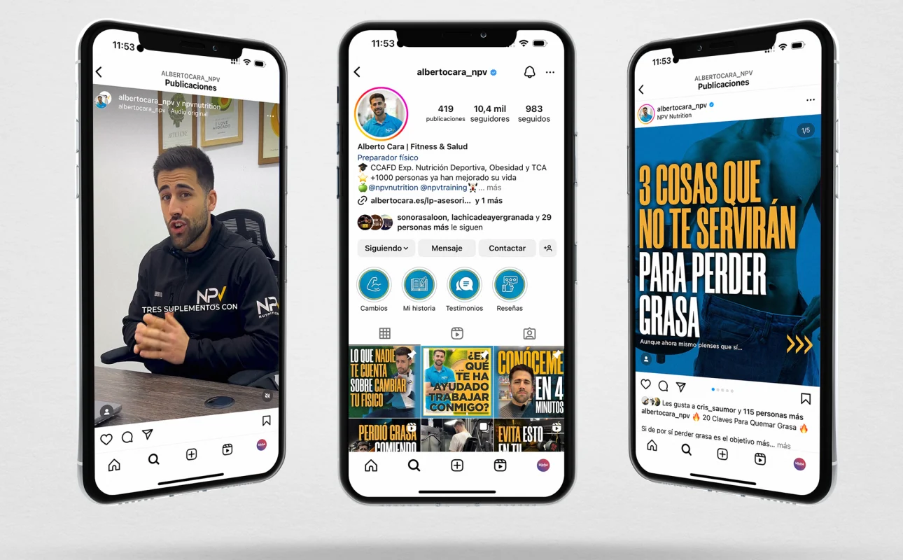 Feed Instagram Alberto Cara