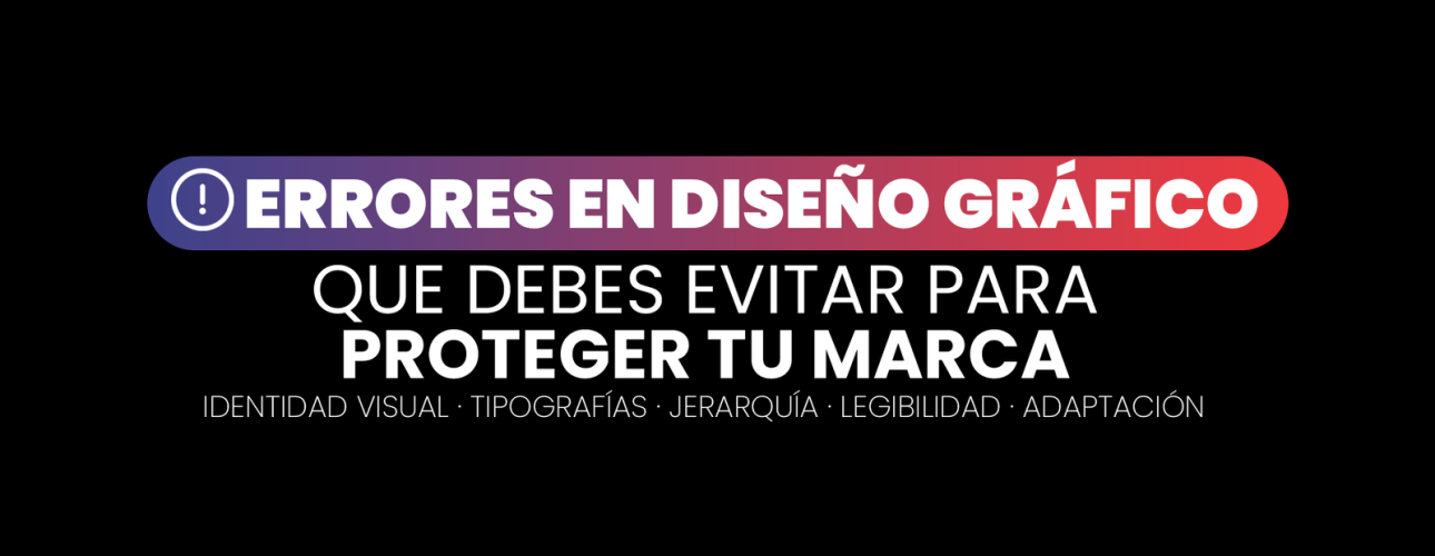 errores en diseño gráfico