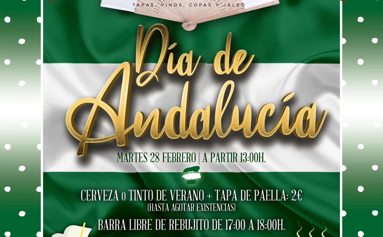 Cartel 2023 de Kliché Publicidad para Bamboleo Canalla el Día de Andalucía