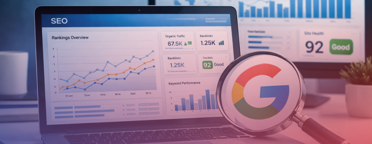 Actualización de Google marzo 2026 y análisis SEO en pantalla