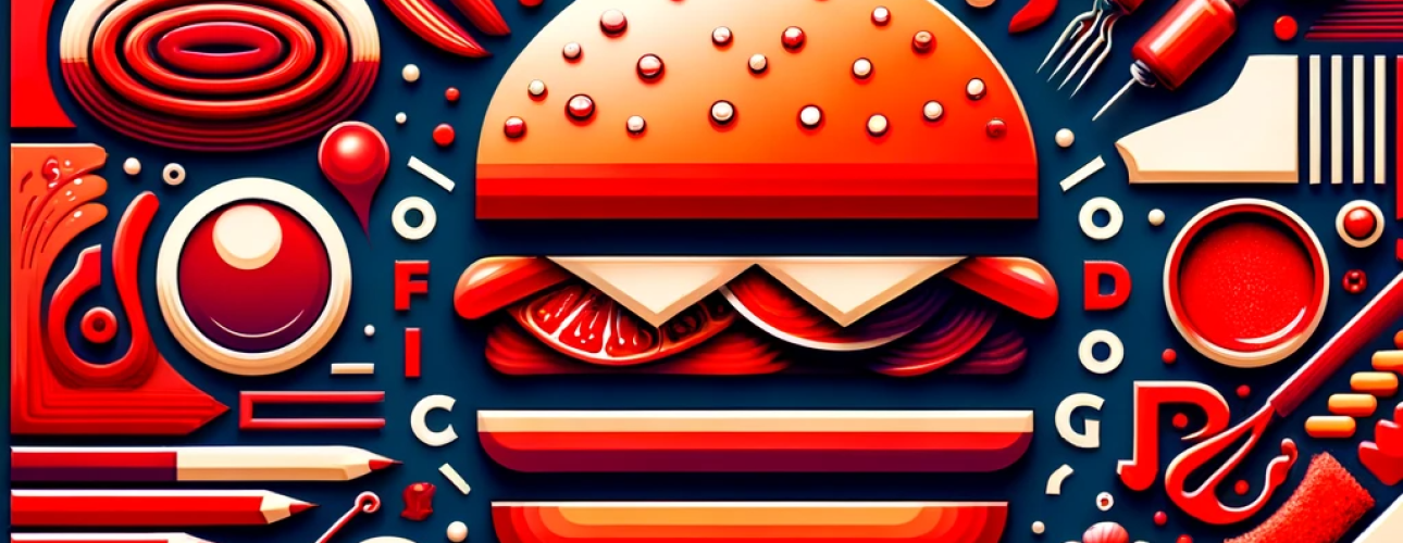 Representación de por qué el color rojo te hace sentir hambre