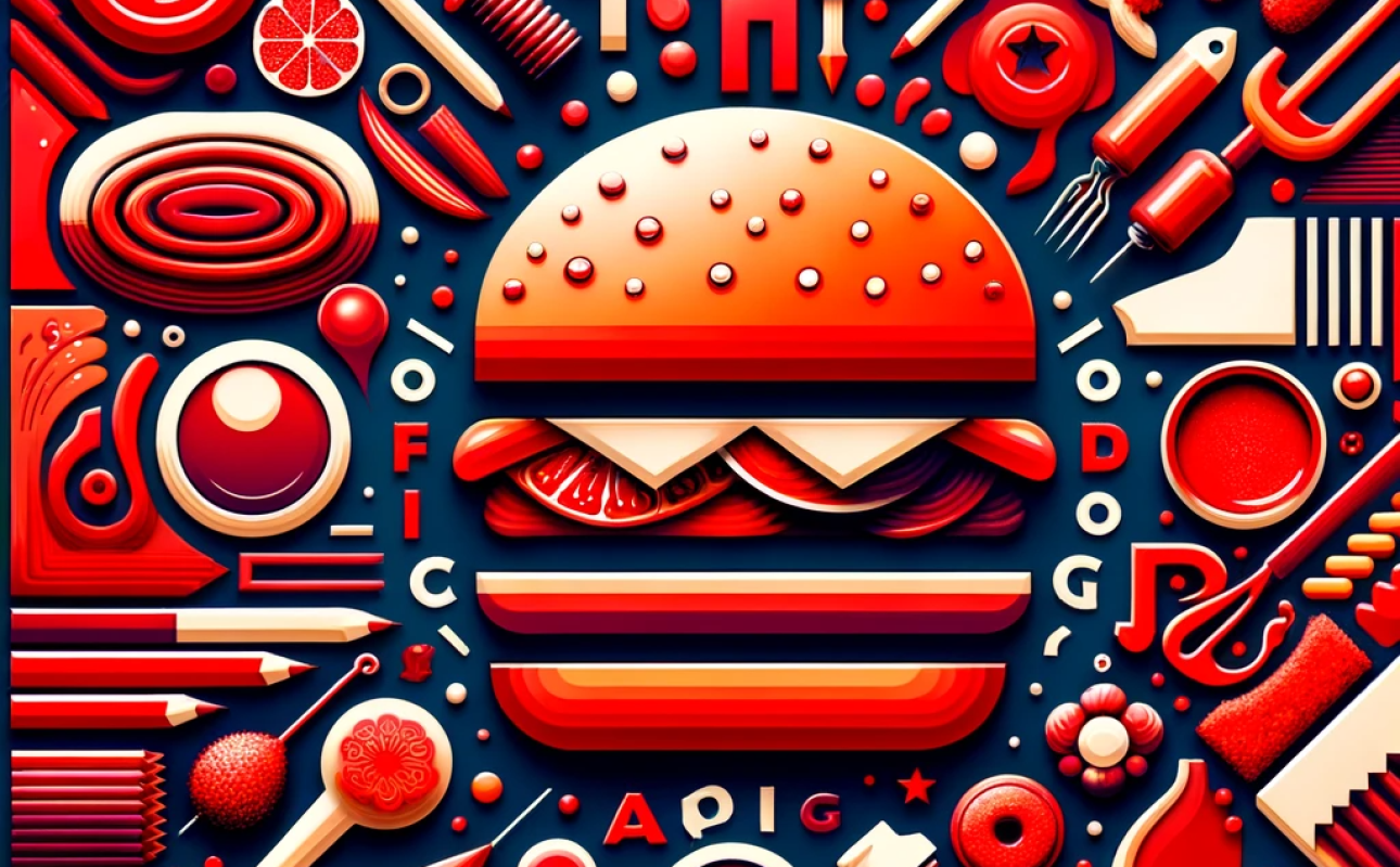 Representación de por qué el color rojo te hace sentir hambre