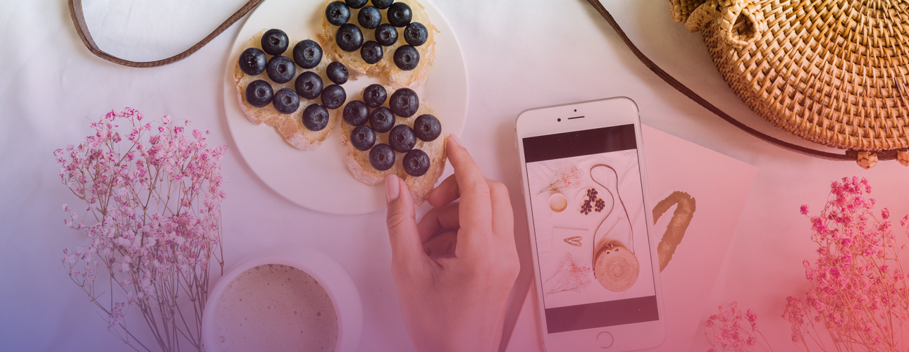 plantilla para un carrusel en Instagram