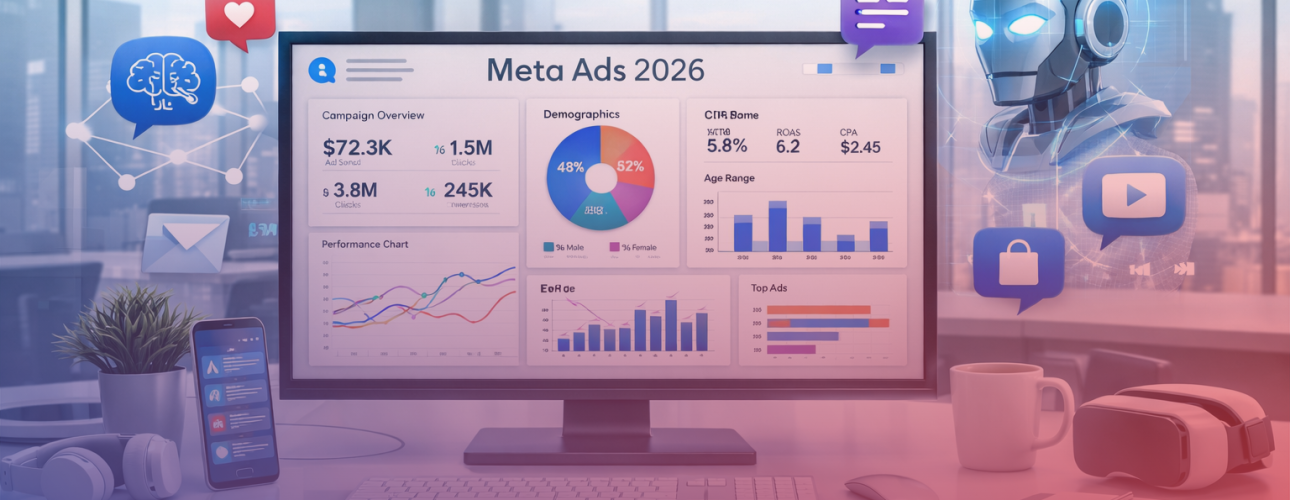 Meta Ads 2026 y uso de inteligencia artificial en publicidad digital