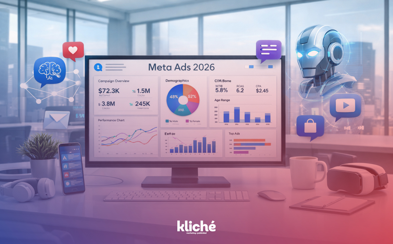 Meta Ads 2026 y uso de inteligencia artificial en publicidad digital